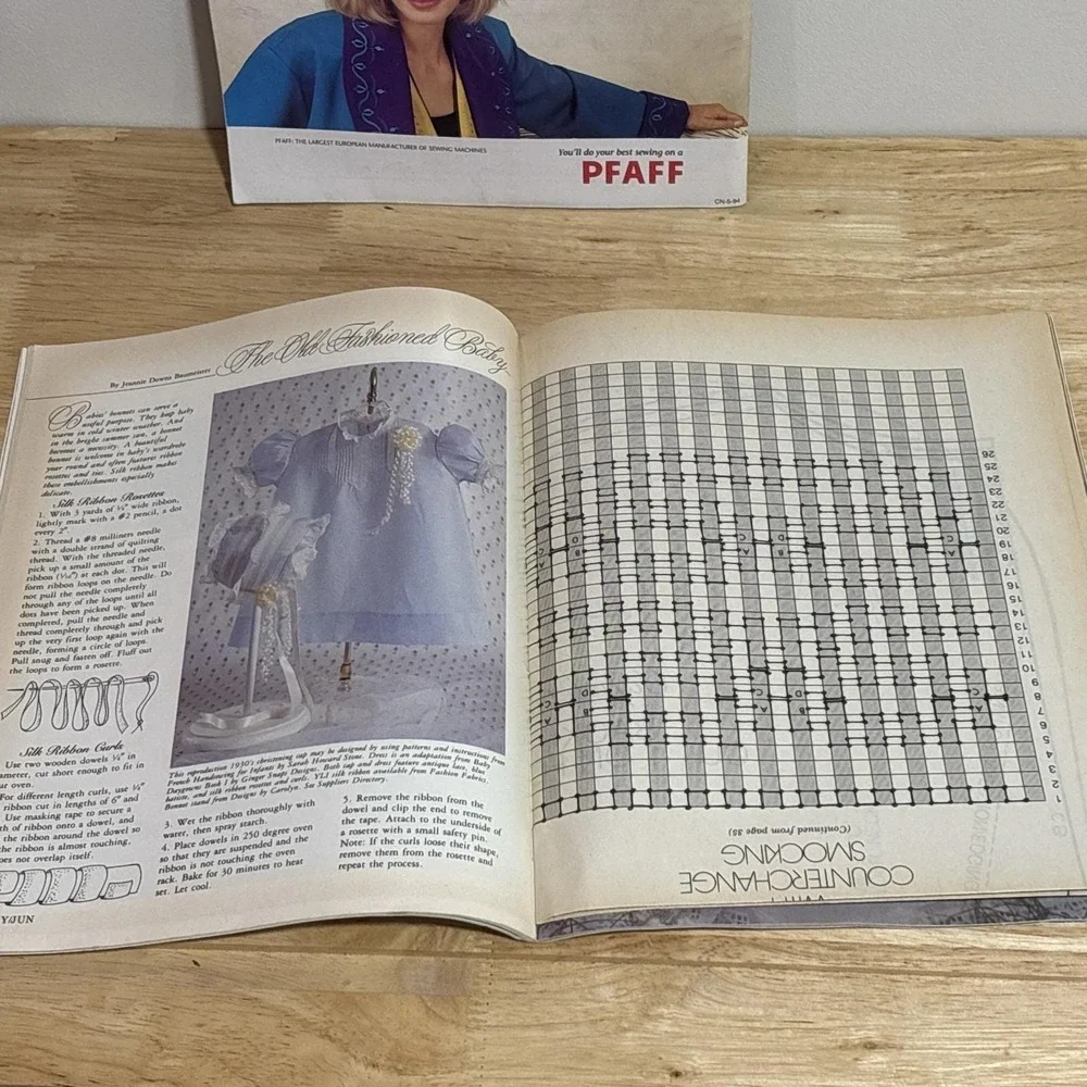 Lot 4 Creative Needle‎ Smocking Hand Sewing 1993-2008 Embroidery Insert Patterns